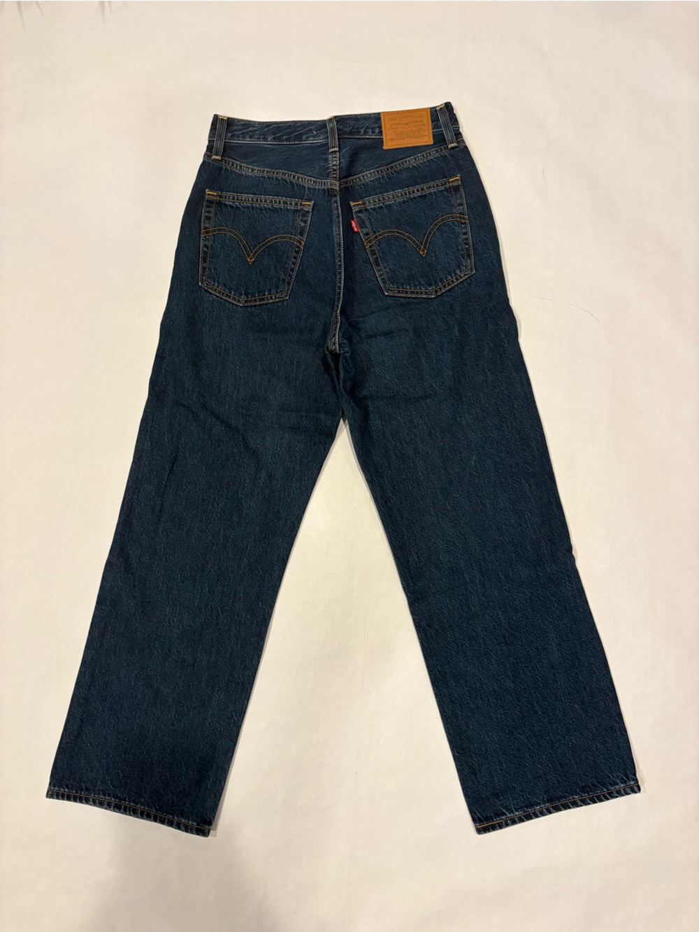 Levi's Women's Straight-Leg Jeans in Dark Blue - Picture 2 of 4